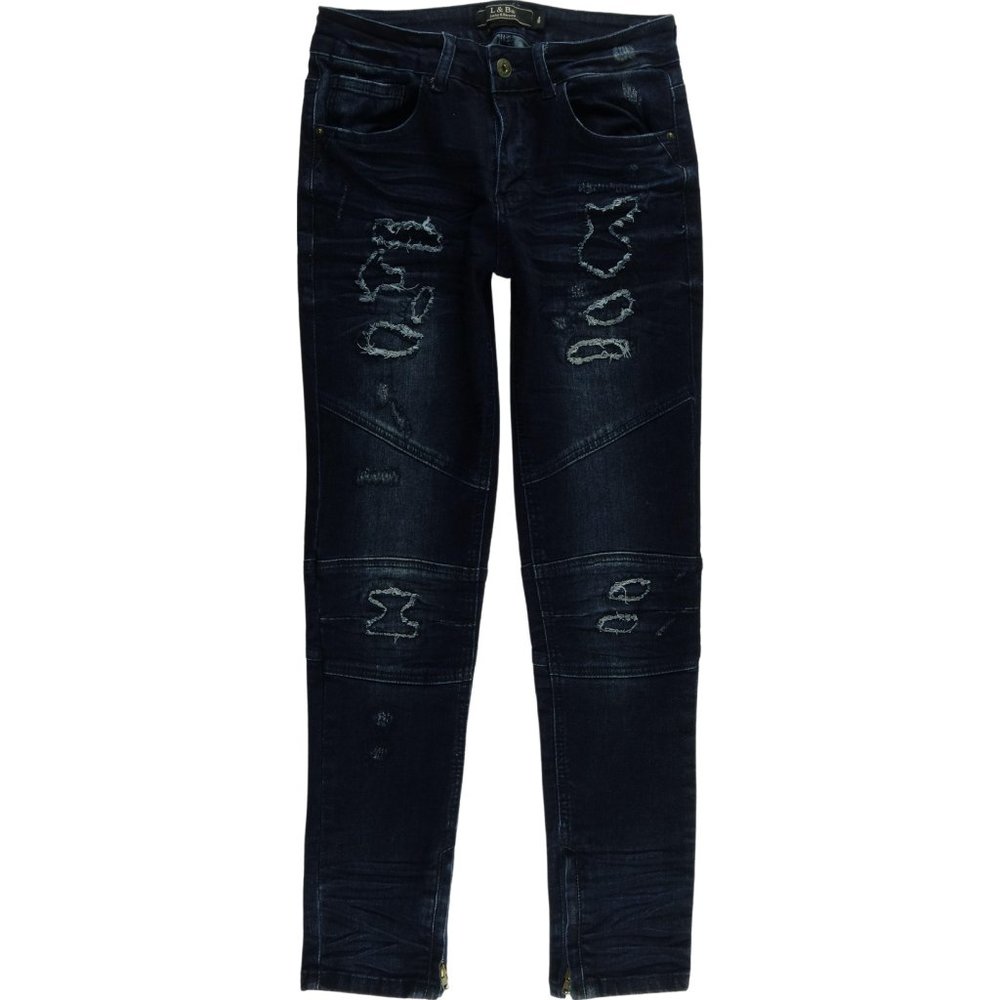 L&B Lucky & Blessed Mid Rise Ankle Skinny 4 C173